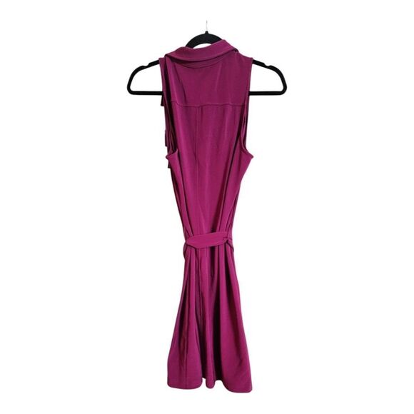 SOLD!!! BOSTON PROPER Beyond Travel Sleeveless Dress Acai Berry - Size Medium - Picture 3 of 10